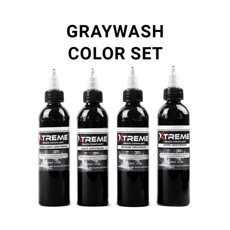 Set di colori Xtreme Ink GrayWash 30ML Set di colori Xtreme Ink GrayWash 30ML