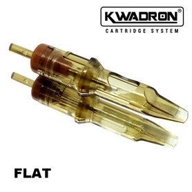 Cartridges KWADRON flat long taper by 20 for tattooing
