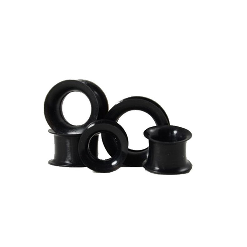 Thick, flexible silicone tunnel