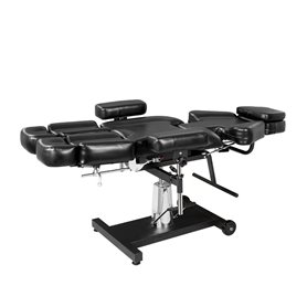 Hydraulic bed for tattooing