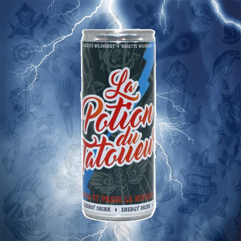 Tattoo Potion - Wildberry - Energy Drink