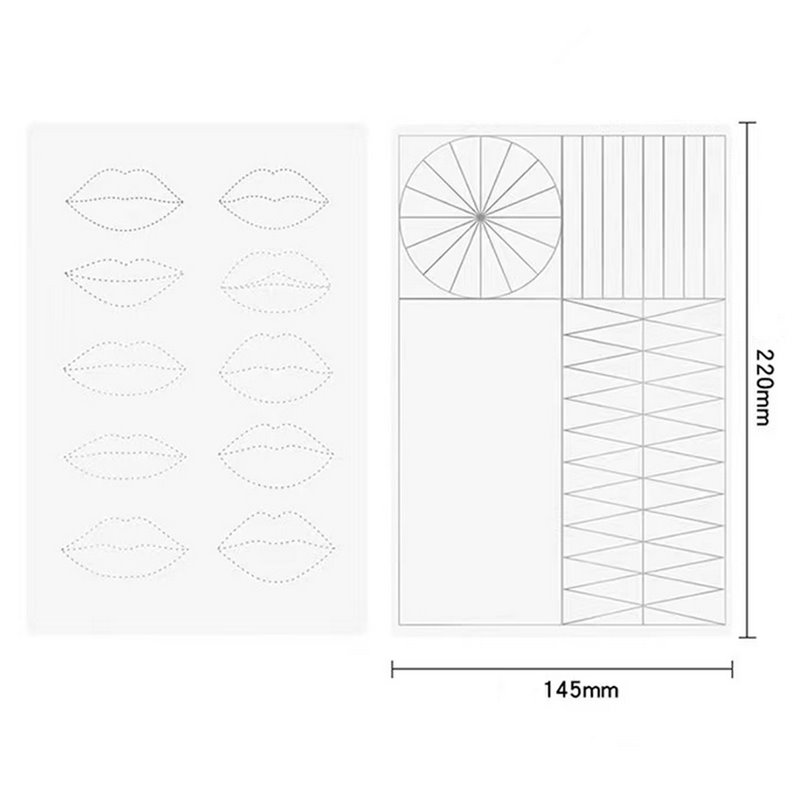 Pelle per allenamento labbra - 22x14.5x h.0,15cm Pelle per allenamento labbra - 22x14.5x h.0,15cm
