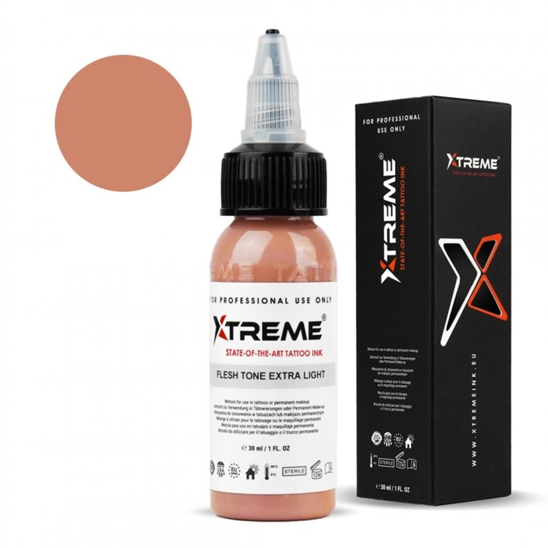 Xtreme Ink Flesh Tone Extra Light 30ML Xtreme Ink Flesh Tone Extra Light 30ML