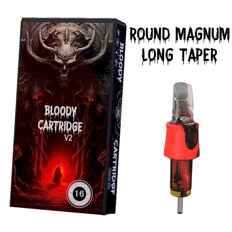 Cartucce Magnum V2 Round sanguinolente - Conicità lunga Cartucce Magnum V2 Round sanguinolente - Conicità lunga