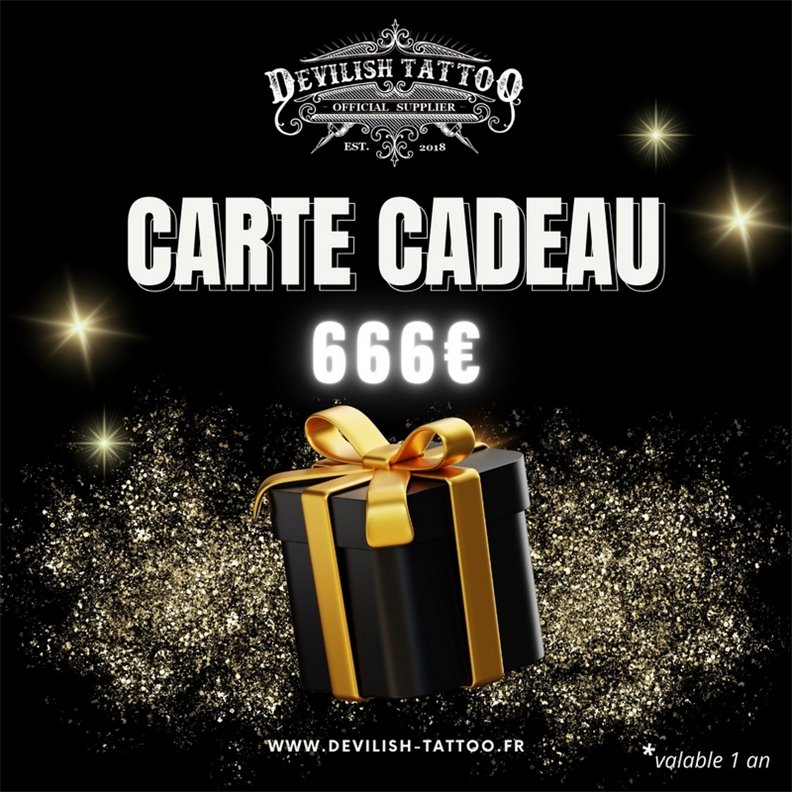 Carta regalo €666 Carta regalo €666