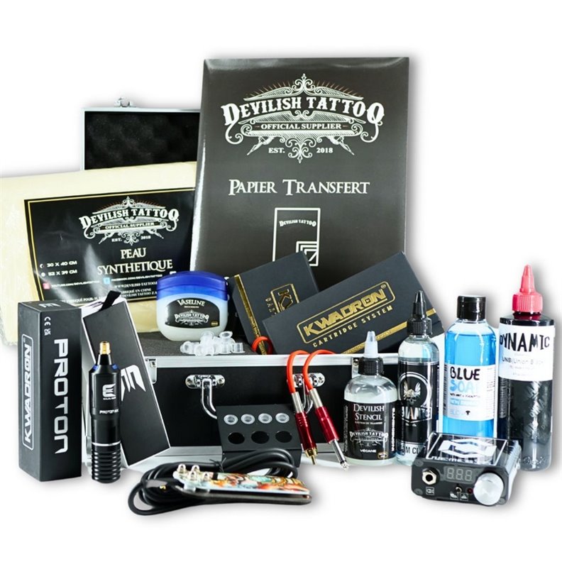 Kit per tatuaggi professionali - Kwadron Equaliser Proton Kit per tatuaggi professionali - Kwadron Equaliser Proton