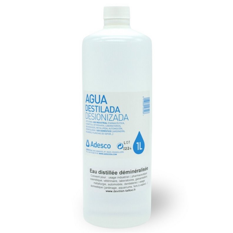 Acqua sterile bi-demineralizzata da 1 litro Acqua sterile bi-demineralizzata da 1 litro