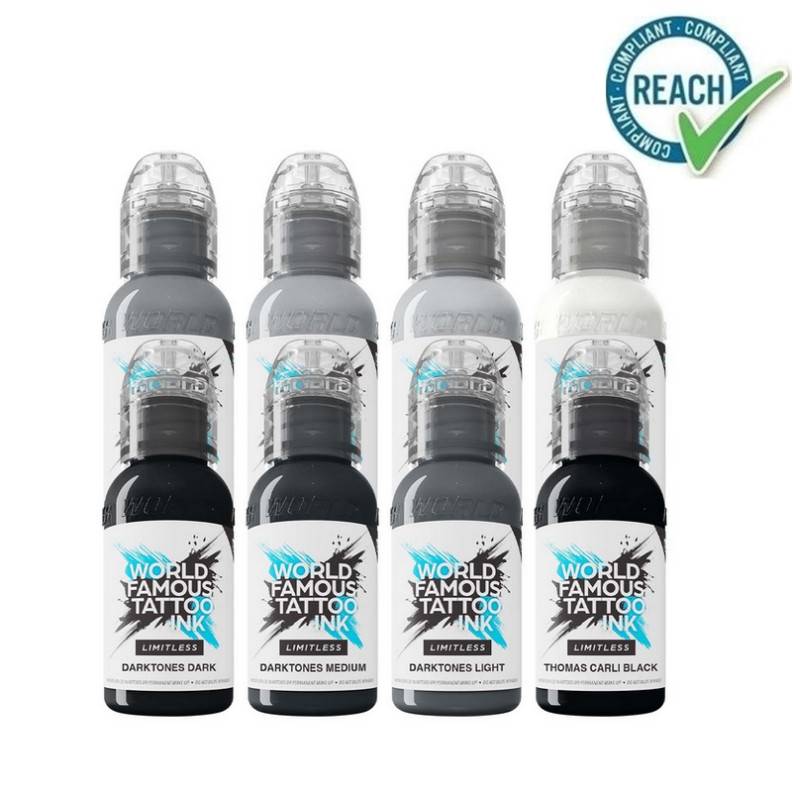 Kit encres WORLD FAMOUS Limitless - Thomas Carli Jarlier Volcanic Tones - 30ml Kit encres WORLD FAMOUS Limitless - Thomas Carli Jarlier Volcanic Tones - 30ml