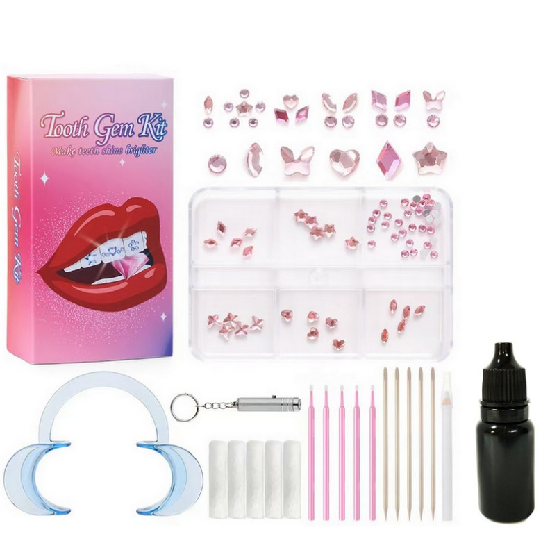 Kit Strass Dentaire - Pastel Pink