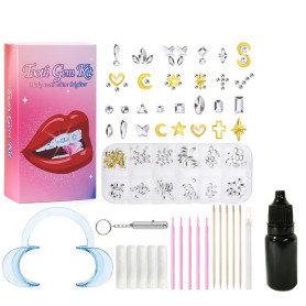 Kit Strass Dentaire - Silver / Gold