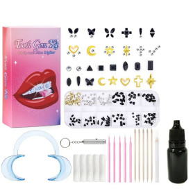 Kit Strass Dentaire - Black / Gold