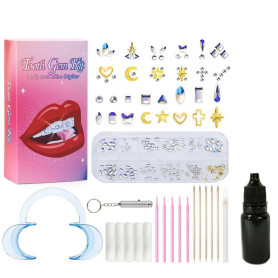 Kit Strass Dentaire - Purple / Gold