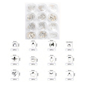Lot de Strass Dentaire - Fantaisie Cristal