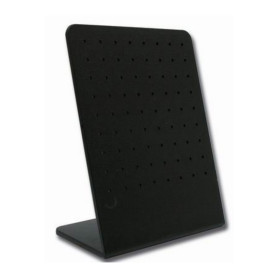Présentoir à Piercings Noir en Acrylique avec support incliné - 72 trous