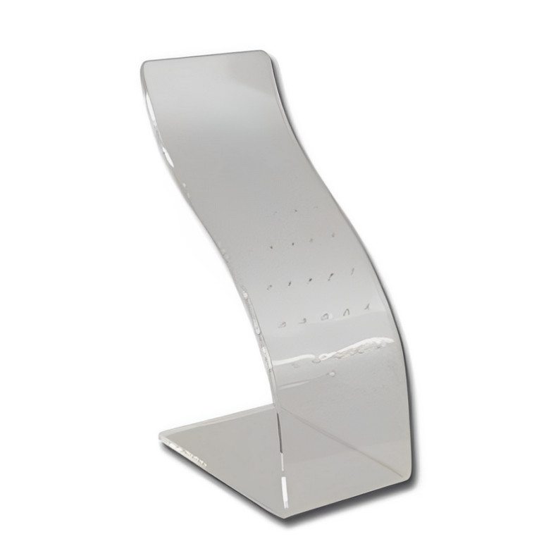 Présentoir à Piercings en Acrylique avec support incliné - 40 trous Présentoir à Piercings en Acrylique avec support incliné - 40 trous