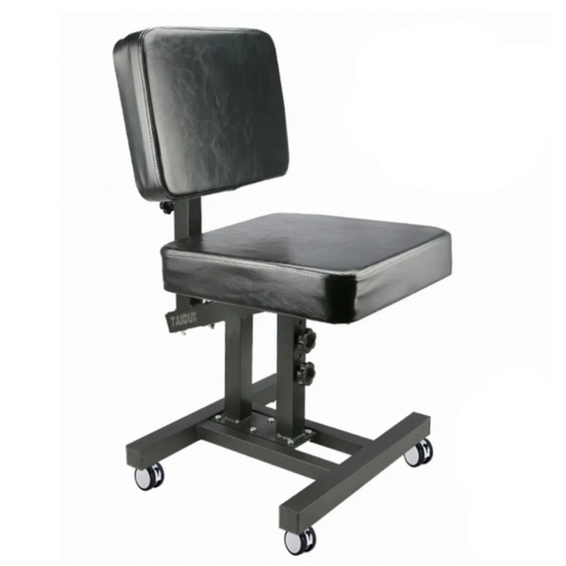 Chaise ergonomique pour tatouage avec roulettes et Repose-bras ajustable