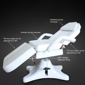 Fauteuil Blanc Hydraulique