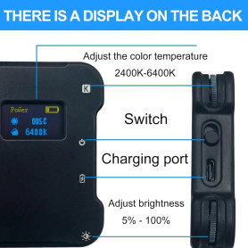 Kit Éclairage LED 180 Leds Filtre CPL 52mm