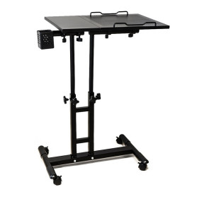 Station de travail mobile pour studio – 2 plateaux réglables