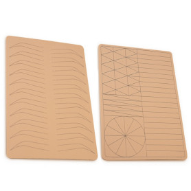 Double Face Eyebrow Training Skin - 22x14.5x h.0,15cm