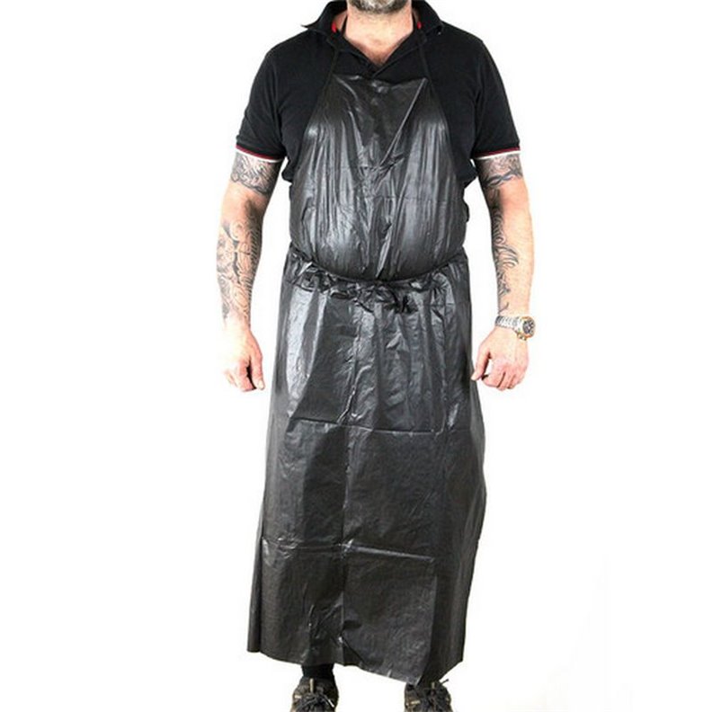 Disposable protective apron