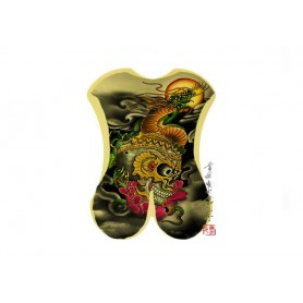 Training skin shape back for tattooing