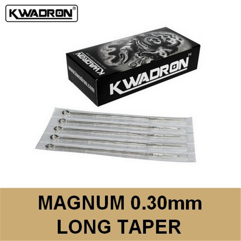 KWADRON Aghi Magnum 0,30 mm a conicità lunga KWADRON Aghi Magnum 0,30 mm a conicità lunga
