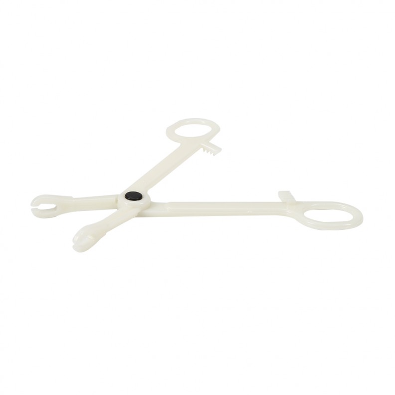 Pinza ovale monouso per piercing con fessura Pinza ovale monouso per piercing con fessura