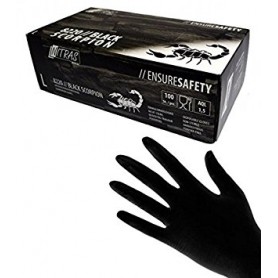 Latex gloves NITRAS Black Scorpion