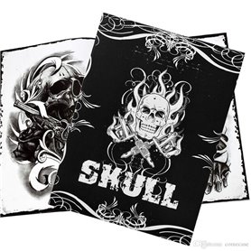 Skull tattoo book - 76 pages - A4 format