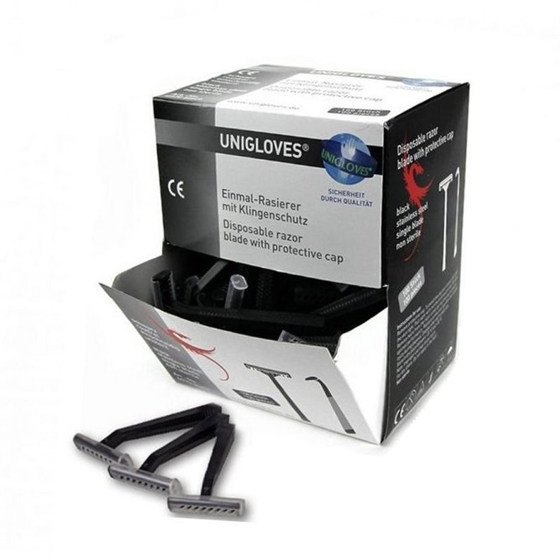 Disposable razors, 100 UNIGLOVES