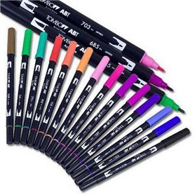 Felt-tip pen for skin TOMBOW - Double lead