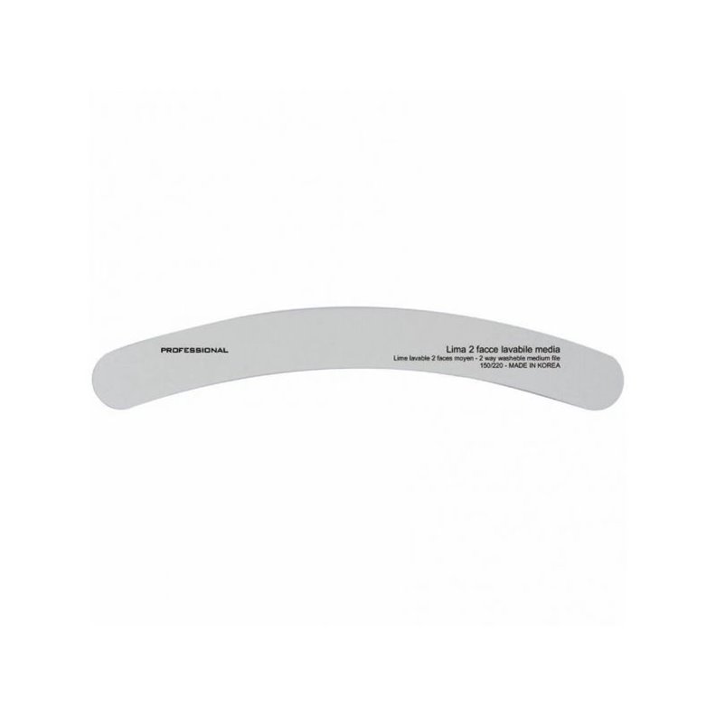 2-sided banana nail file - Washable Medium 150/220 Xanitalia