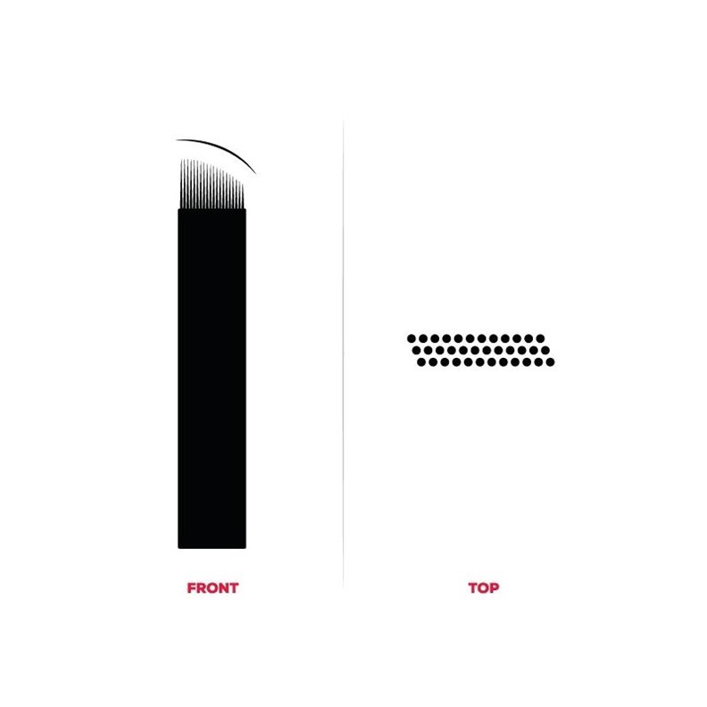Disposable MicroBlading Blades - 10pcs 0,30mm Pixel P15 MiaOpera