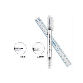 Surgical marker - Double point with ruler
