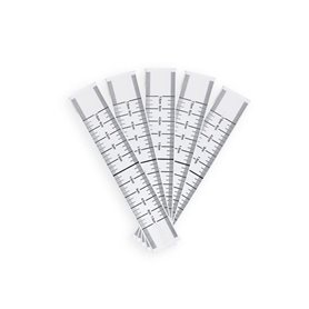 Disposable adhesive eyebrow ruler 50 units - Type 1