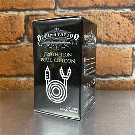 Black translucent cable protection 50x 800mm