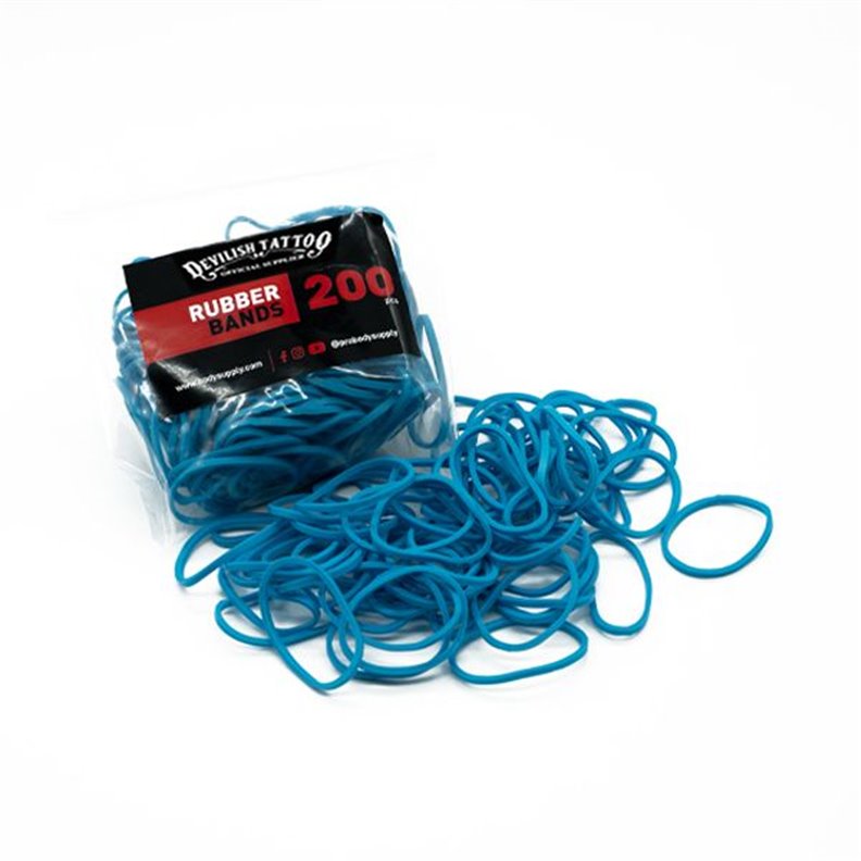 Elastico per 200, da Ø2cm a 15cm - Blu Elastico per 200, da Ø2cm a 15cm - Blu