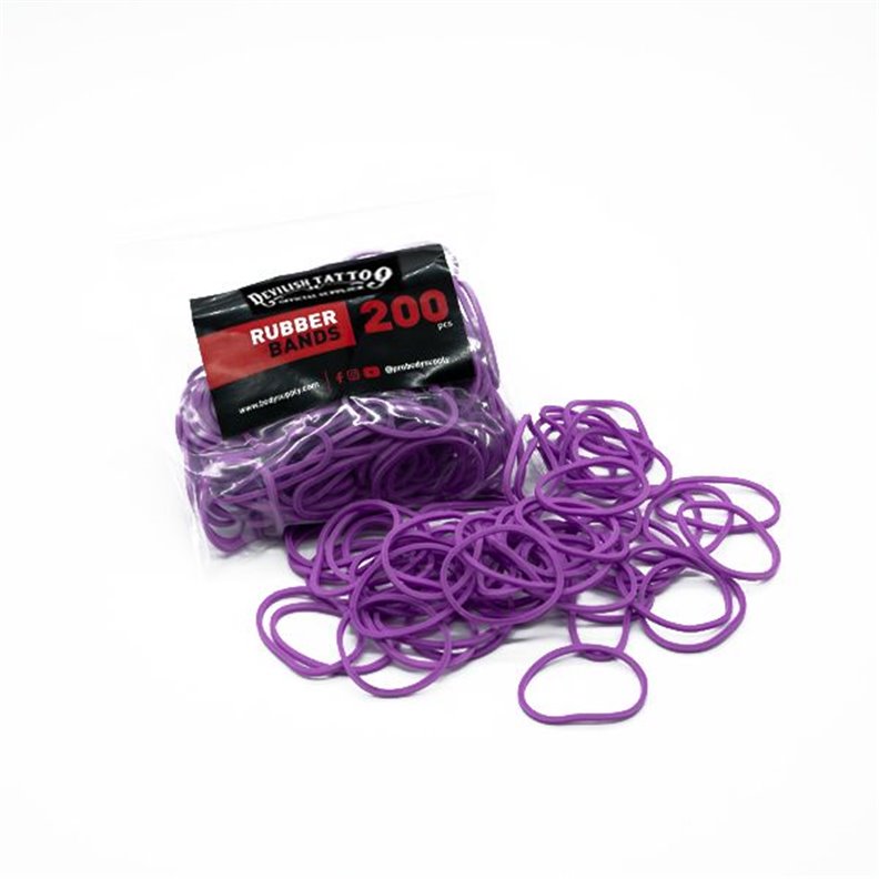 Elastico per 200, da Ø2cm a 15cm - Viola Elastico per 200, da Ø2cm a 15cm - Viola