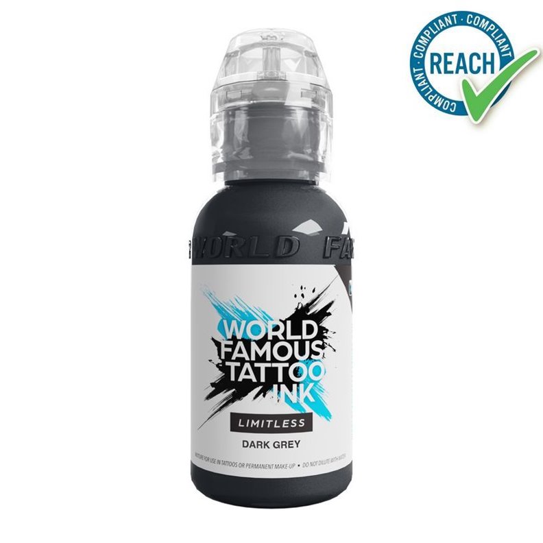 WORLD FAMOUS Inchiostro Limitless Grigio Scuro 1 - 30ML WORLD FAMOUS Inchiostro Limitless Grigio Scuro 1 - 30ML