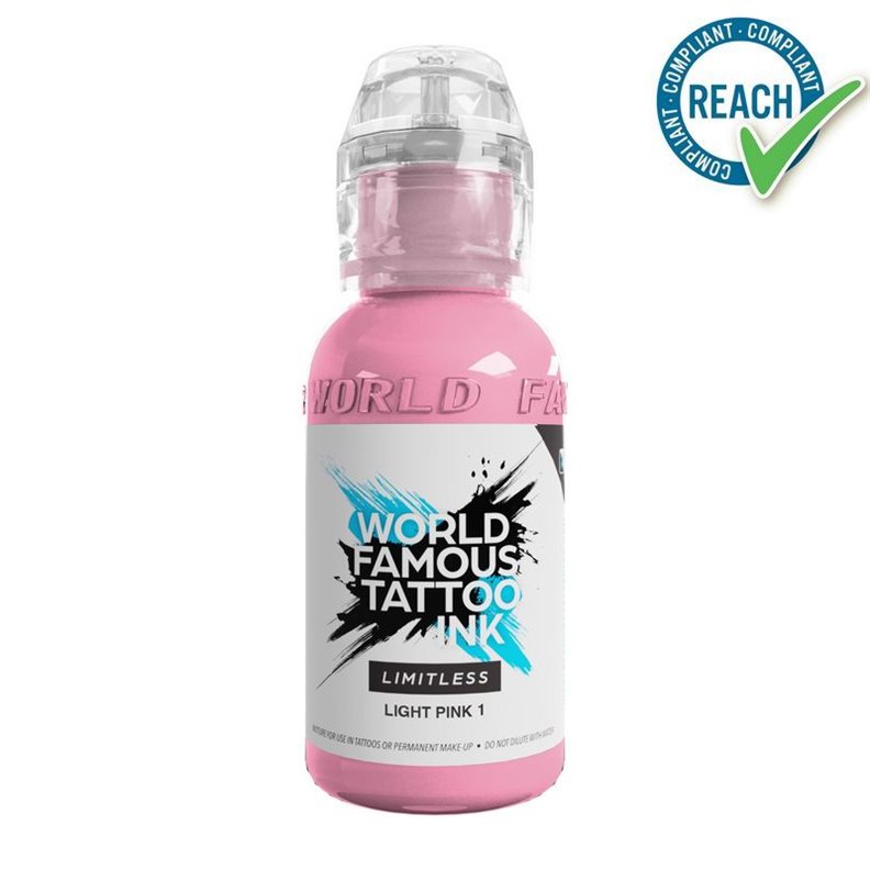 WORLD FAMOUS Inchiostro Limitless Rosa Chiaro 1 - 30ML WORLD FAMOUS Inchiostro Limitless Rosa Chiaro 1 - 30ML