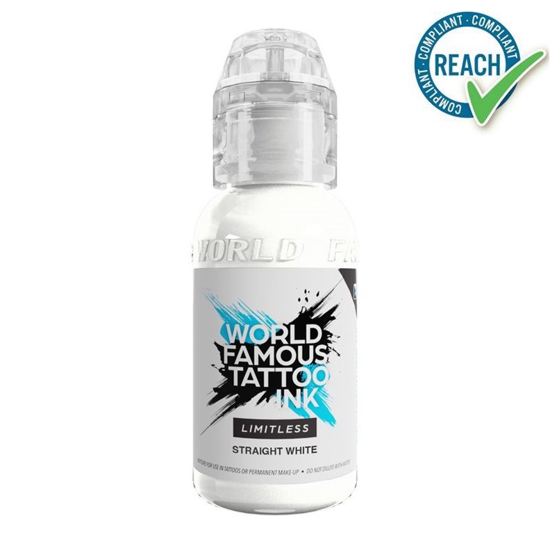 WORLD FAMOUS Inchiostro Limitless Bianco Liscio - 30ML WORLD FAMOUS Inchiostro Limitless Bianco Liscio - 30ML