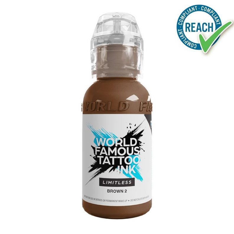 WORLD FAMOUS Inchiostro Limitless Brown 2 30ML WORLD FAMOUS Inchiostro Limitless Brown 2 30ML