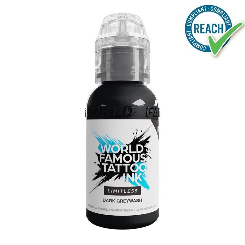 Ink WORLD FAMOUS Limitless Dark Grey wash - 30ML Ink WORLD FAMOUS Limitless Dark Grey wash - 30ML