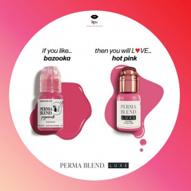 Hot Pink 15ml comparative colour chart