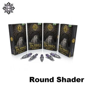 Boxes of Bishop DA VINCI V2 Shader Cartridges, 20 per box
