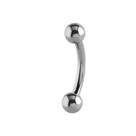 Sterile Piercing BARBELLS Curved Titanium G23 Devilish Tattoo