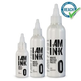 I AM INK Inchiostro per tatuaggi 0 Pasta di rutilo bianco