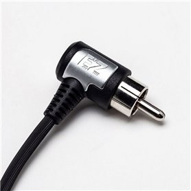 Angled RCA cable for tattoo gun machine