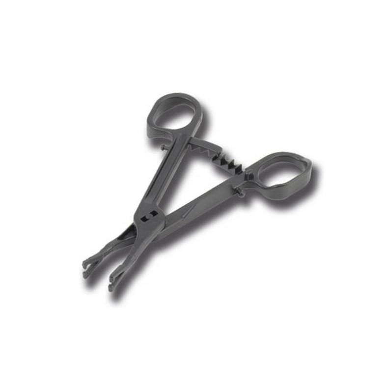 Pinza ovale sterile monouso per piercing con fessura Pinza ovale sterile monouso per piercing con fessura